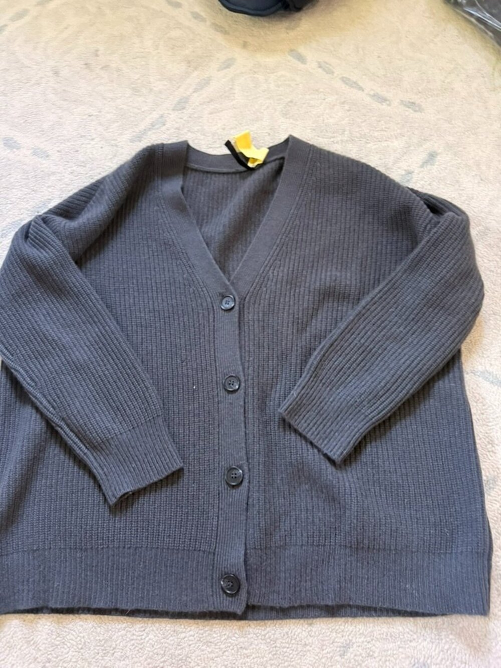Jenni Kayne Cashmere Cocoon Cardigan Gray Size XS